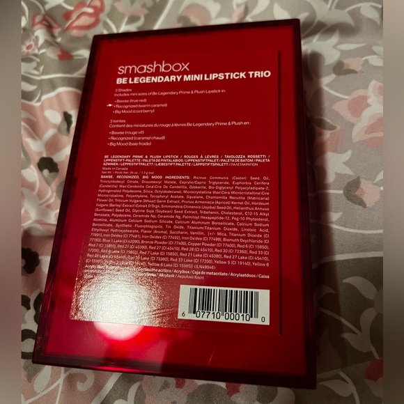 Smashbox Be Legendary Mini Lipstick Trio Set - 3 Mini Lipsticks - Picture 2 of 2